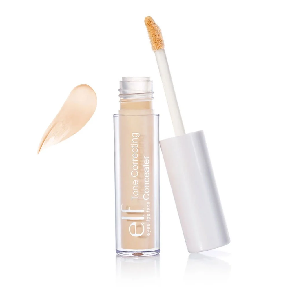 Secure e.l.f. Essential Tone Correcting Concealer Makeup IVORY Face Eyes ELF Natural Flexible
