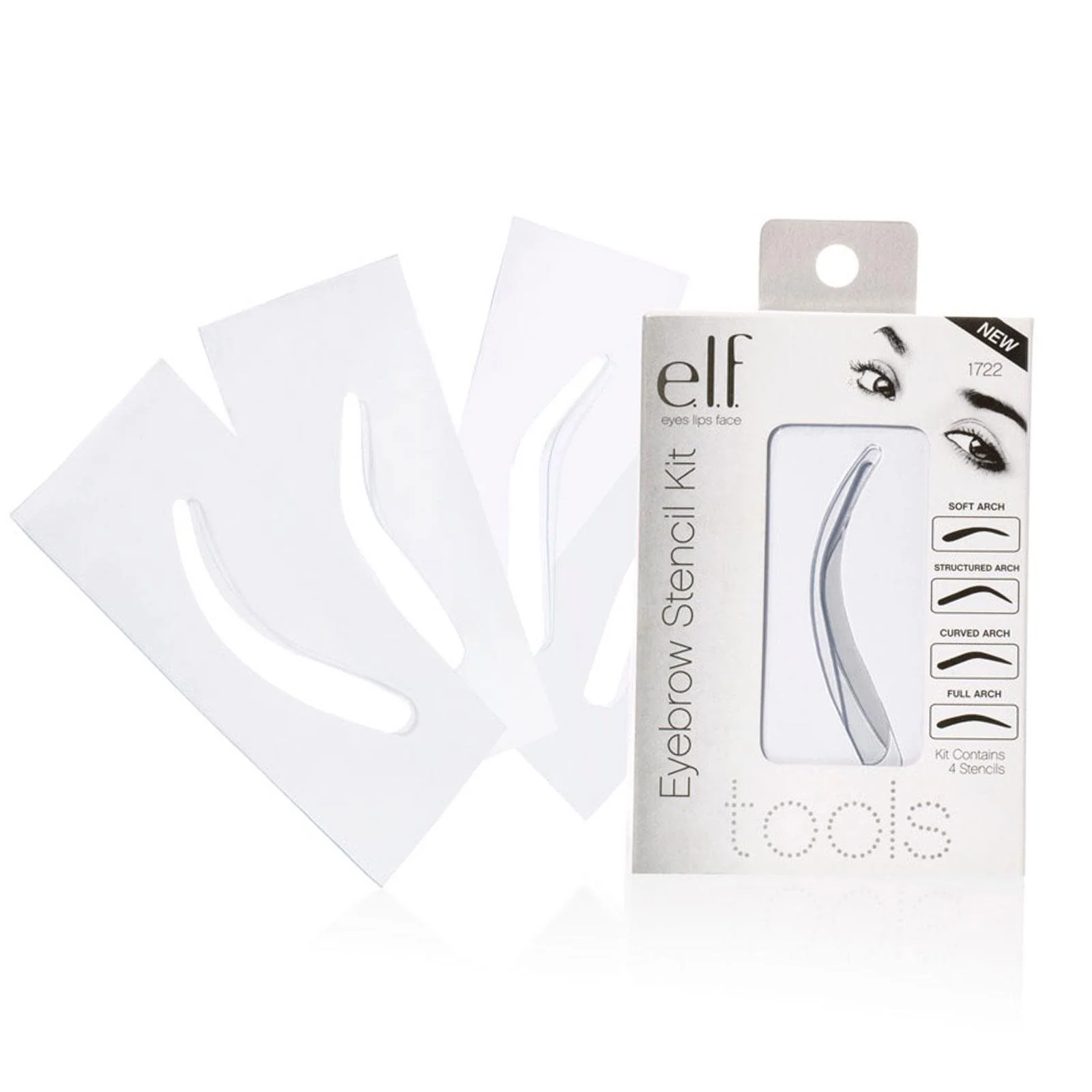 Traditional e.l.f. Eyebrow Stencil Kit Soft