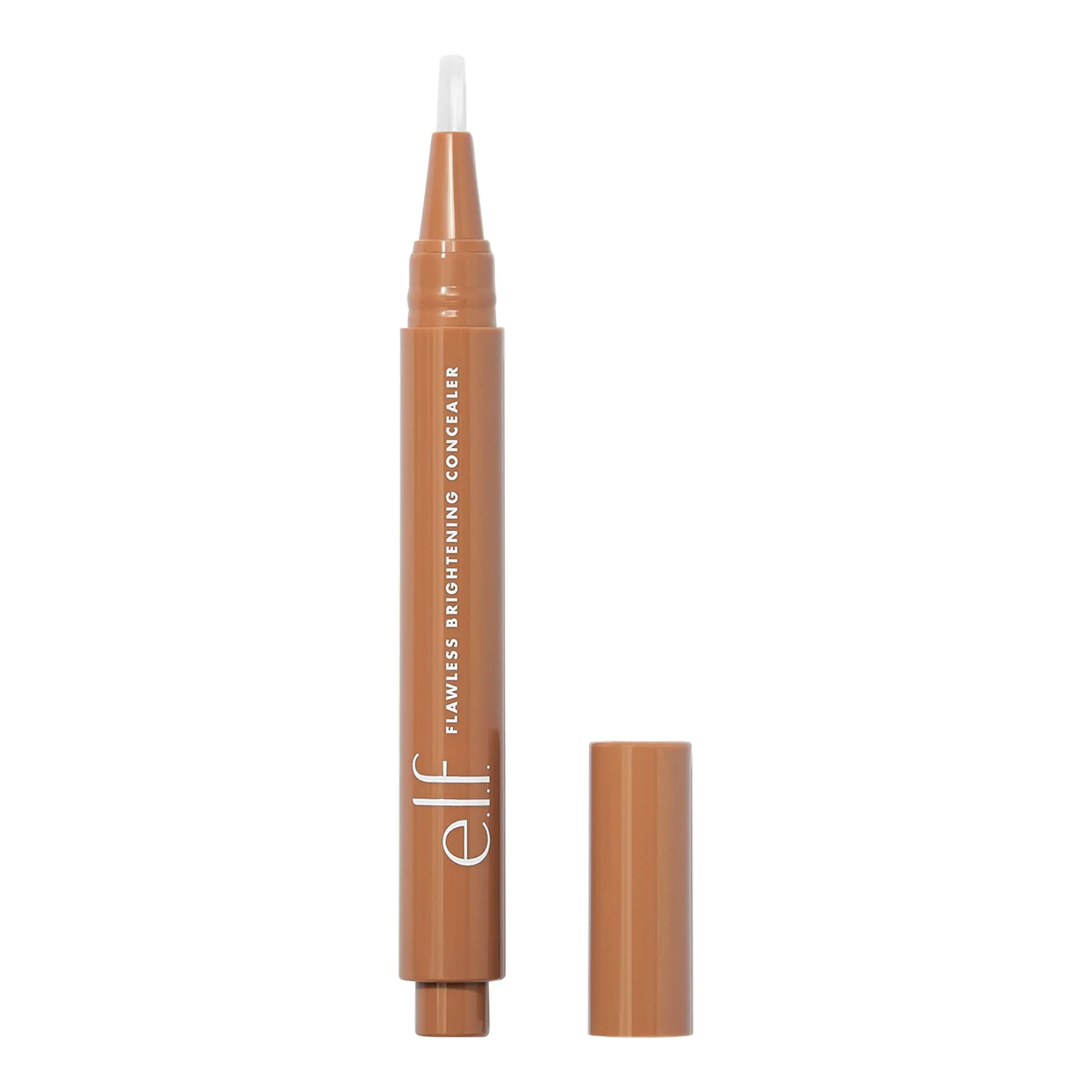 Natural e.l.f. Brightening Concealer Illuminating Highlighting Face Makeup Conceals Dark Under Eye Circles Light 28 W 0.07 Fl Oz Long-Lasting