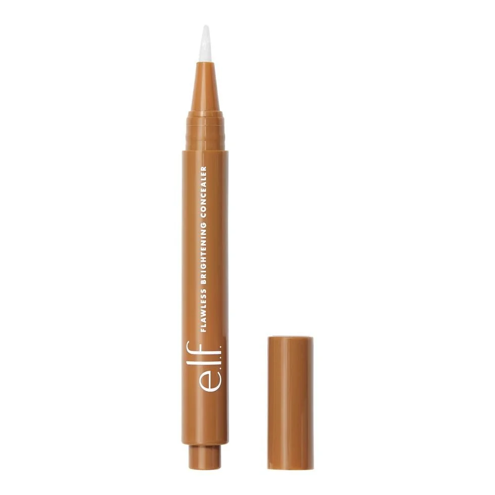 Clean e.l.f. Brightening Concealer Illuminating Highlighting Face Makeup Conceals Dark Under Eye Circles Deep 58 N 0.07 Fl Oz Crafted