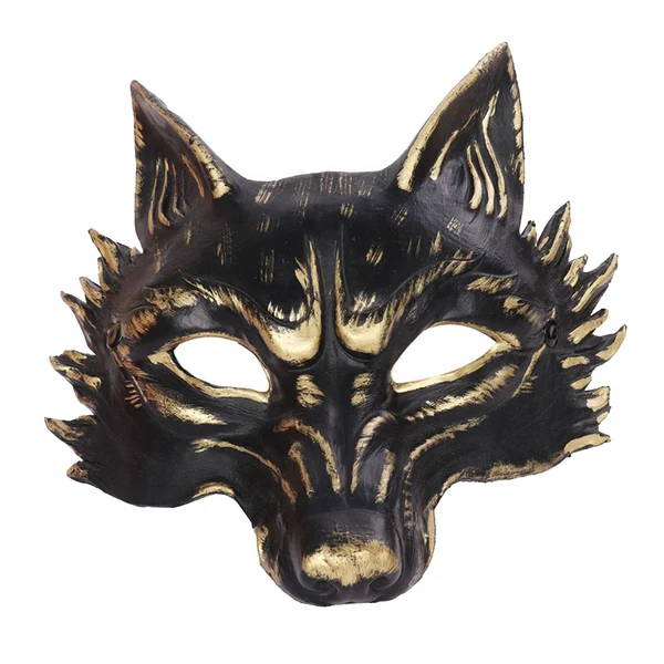 Premium Maxbell Halloween Wolf Mask Adult Scary Werewolf Mask for Masquerade Carnival Party High-End