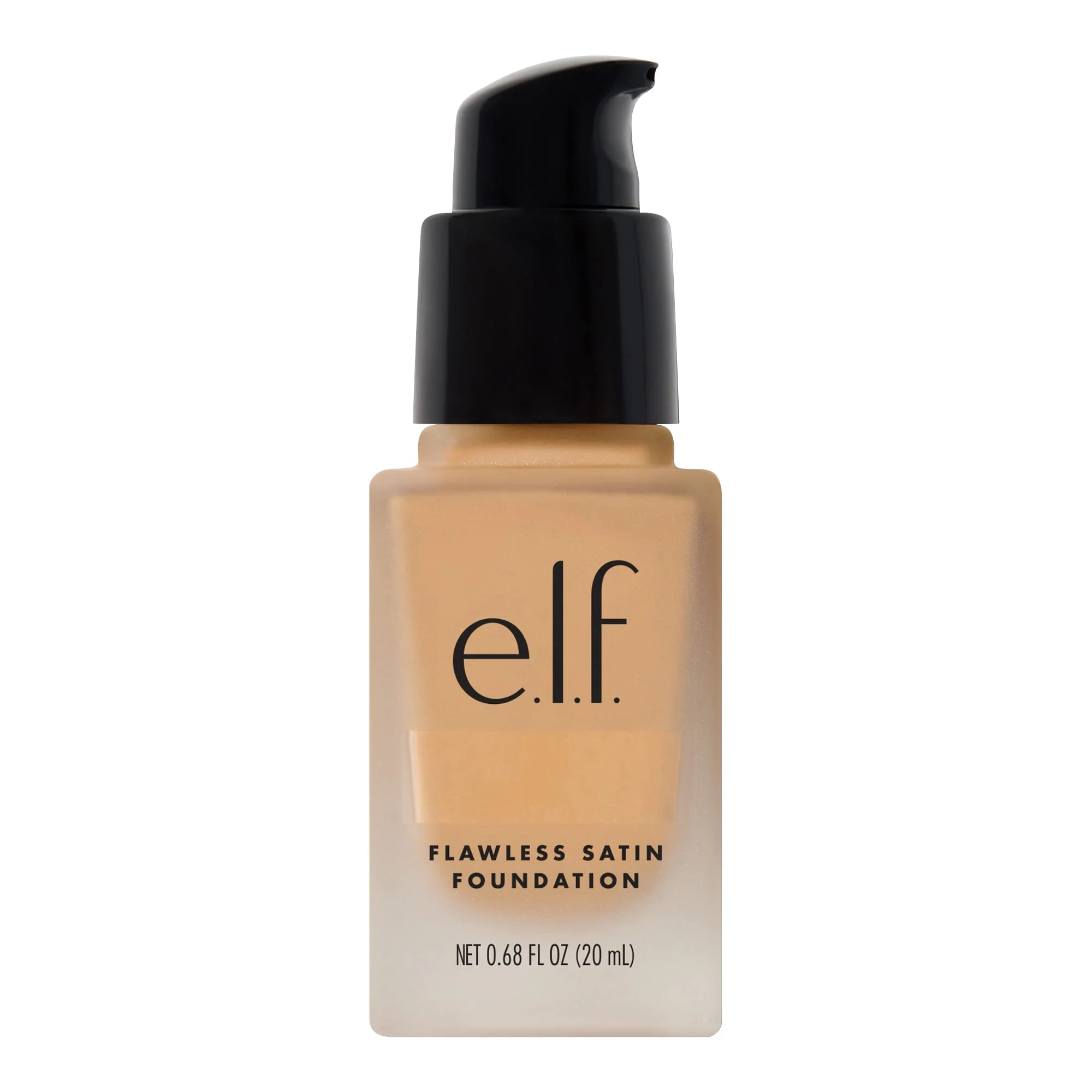 Genuine e.l.f. Finish Foundation Improves Uneven Skin Tone Lightweight Medium Coverage Semi-Matte Vegan Buff 0.68 Fl Oz 20mL Comfortable