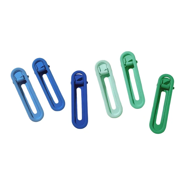 Detailed Maxbell 6Pcs Alligator Hair Barrettes Hair Clips Hair Accessories for Girls Women Blue Green Quality