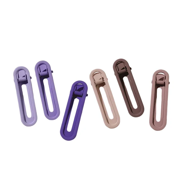 Recyclable Maxbell 6Pcs Alligator Hair Barrettes Hair Clips Hair Accessories for Girls Women Brown Purple Trusted