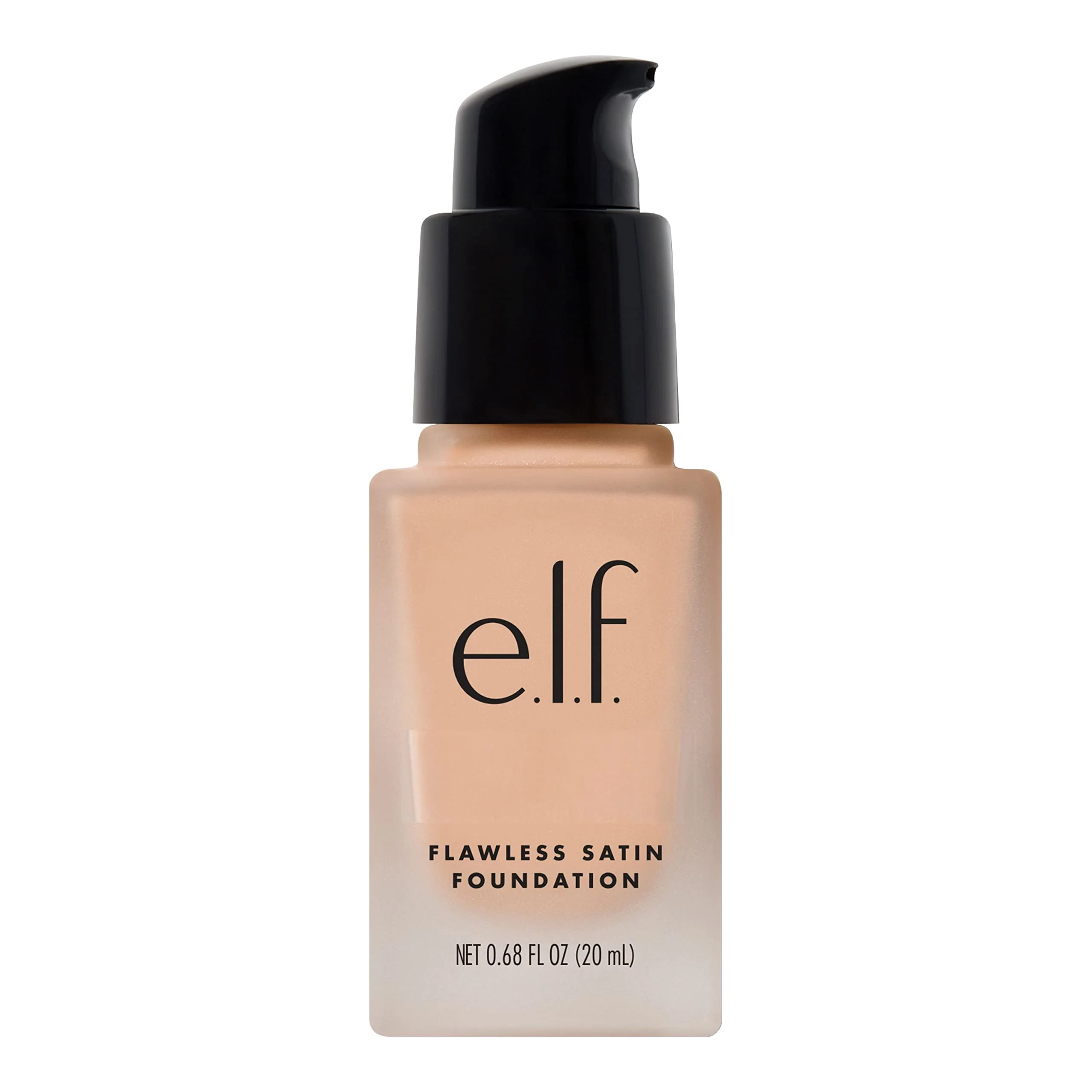 Proven e.l.f. Satin Foundation Lightweight Medium Coverage Semi-Matte Finish Vegan Suede 0.68 Fl Oz 20mL Reliable