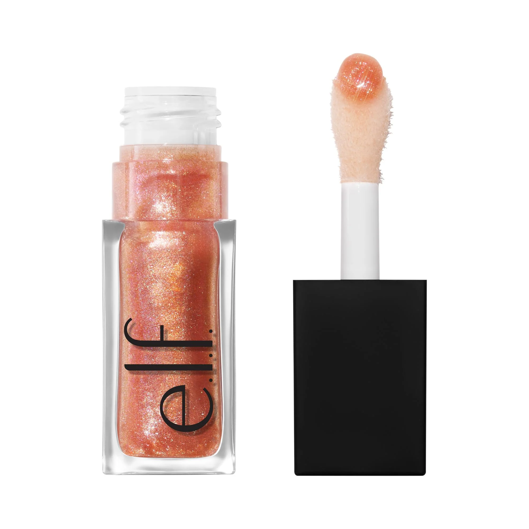 User-Friendly e.l.f. Glow Reviver Plumping Lip Oil Tinted Lip Plumper For A High-Shine Plump Finish Infused With Jojoba Oil Vegan Apricot Modern