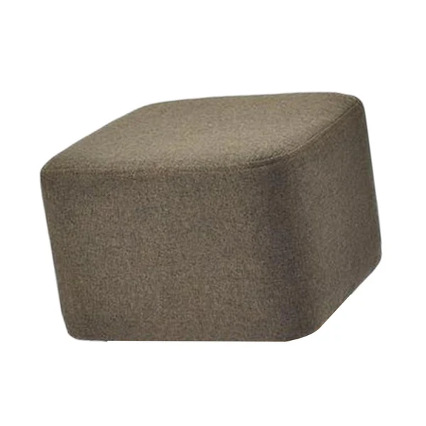 Efficient Maxbell Linen Cotton Footrest Foot Stool Cover for Living Room Accessory Durable Dark Brown Proven