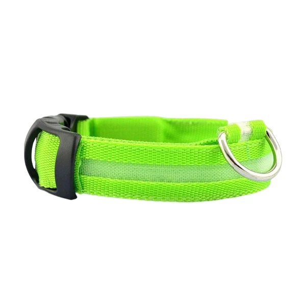 Eco-Friendly Maxbell LED Dog Collar Flashing Dog Lights Bright Glow Night Light up Collar Dog L Secure
