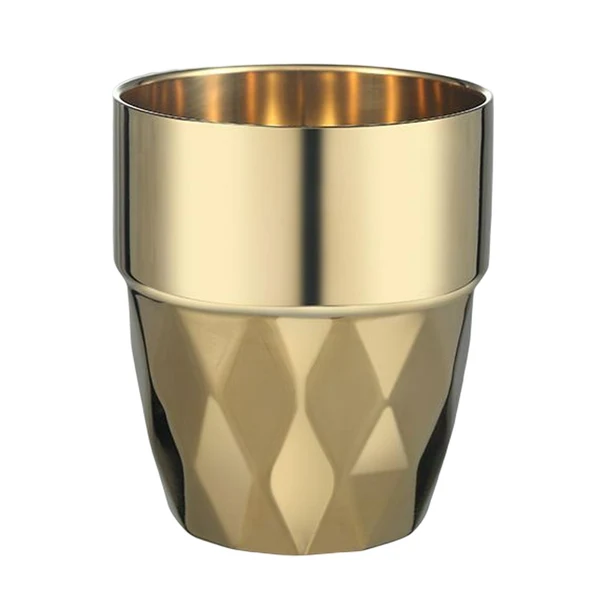 World-Class Maxbell 304 Stainless Steel Cups Premium Unbreakable Reusable for tea drink Gold Smart