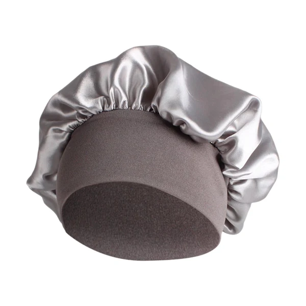 Long-Lasting Maxbell Elastic Chemotherapy Cap Cancer Quick Dry Headwear Sweat Wicking Headcloth silver Exclusive