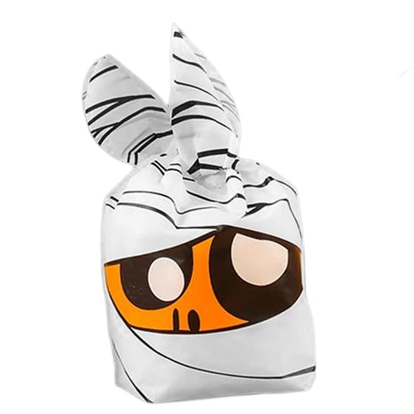 Versatile Maxbell Halloween Candy Bags Party Favor Gift Bags for Celebration Halloween Party White 23cmx14cm Environmentally Friendly