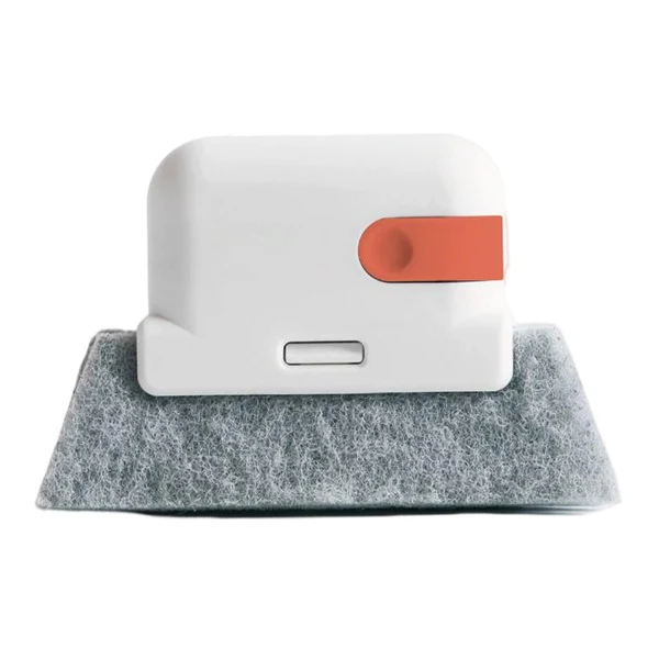 Natural Maxbell Window Groove Cleaning Brush PP Material Handle Comfortable Grip Washable Orange Trendy