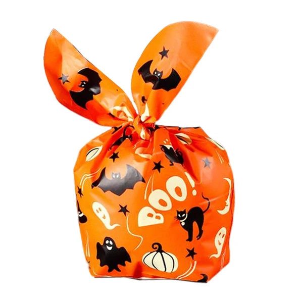First-Class Maxbell Halloween Candy Bags Party Favor Gift Bags for Celebration Halloween Party Orange B 23cmx14cm Minimalist