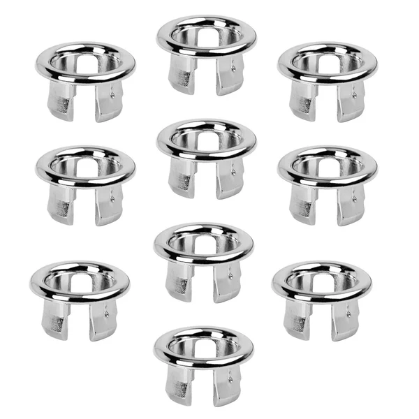 Healthy Maxbell 10Pcs Sink Overflow Cap Overflow Cover Vanity Sink Overflow Cap for Kitchen Hollow Dependable