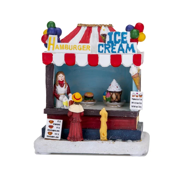 Classic Maxbell Ice Cream Small House Musical Ornament Music Box for Restaurant Party Gift Official