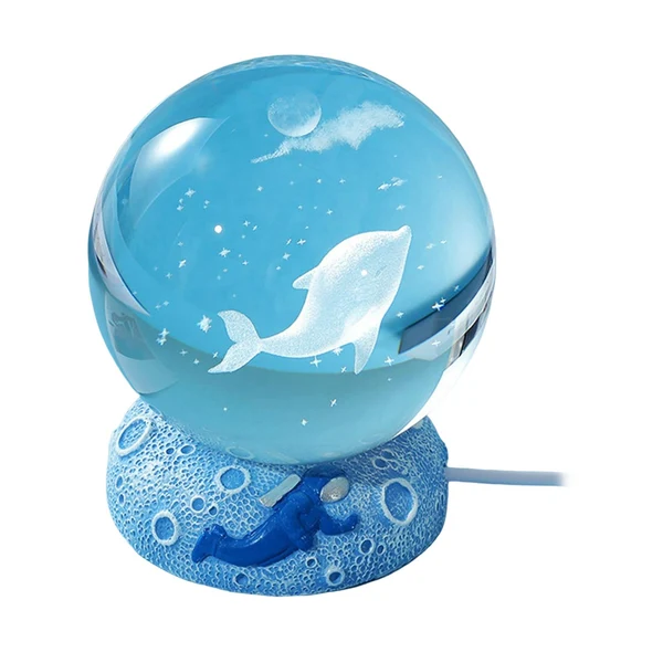 Professional Maxbell Creative Night Light Glowing with Base for Christmas Living Room Bedroom dolphin Superior