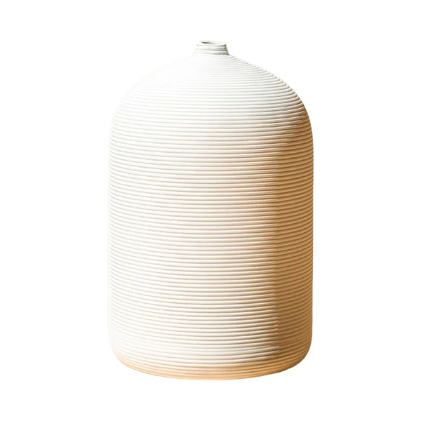 Refined Maxbell Ceramic Vase Flower Vase Modern Minimalist for Bathroom Living Room Kitchen 11cmx18cm Clean