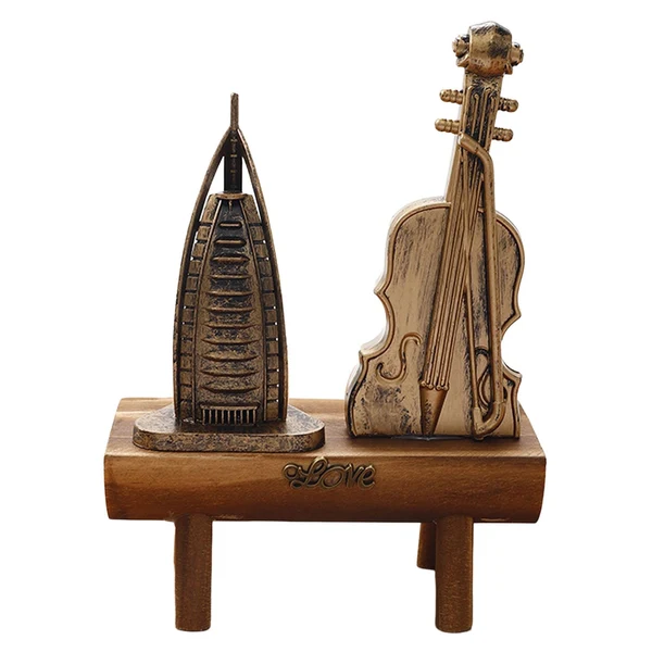 Traditional Maxbell Miniature Wooden Model Crafts Ornament Kids Gift for Desktop Home Decor Sailboat Original Design