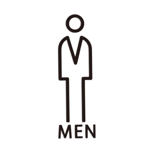 Breathable Maxbell Bathroom Sign Office Court Acrylic Door Accessories Restroom Toilet Symbol Men Natural