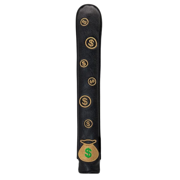 Modern Maxbell Waterproof PU Leather Golf Alignment Stick Headcover Holder Embroidered Yellow Original Design