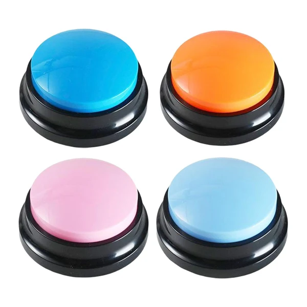 Comfortable Maxbell 4Pcs Sound Button 30s Speaking Buttons for Dogs Interactive Gift High-End