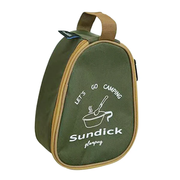 Casual Maxbell Outdoor Sierra Bowls Cup Storage Bag Picnic Tableware Carrying Bag for BBQ Green Flexible