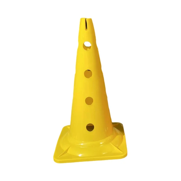 Solid Maxbell 20 inch Thickened Sport Training Cone with Hole for Soccer Basketball Yellow Original Design