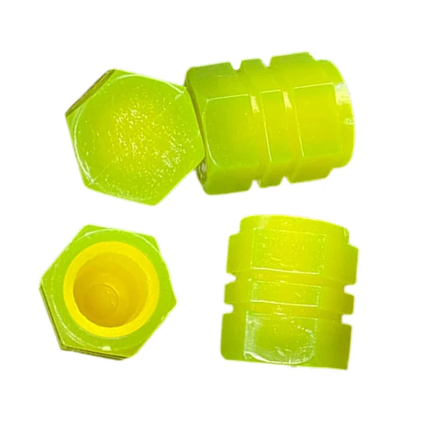 Authentic Maxbell 4 Pieces Dust Caps Fluorescent Leakproof Tire Valve Stem Caps for Bike Yellow Healthy