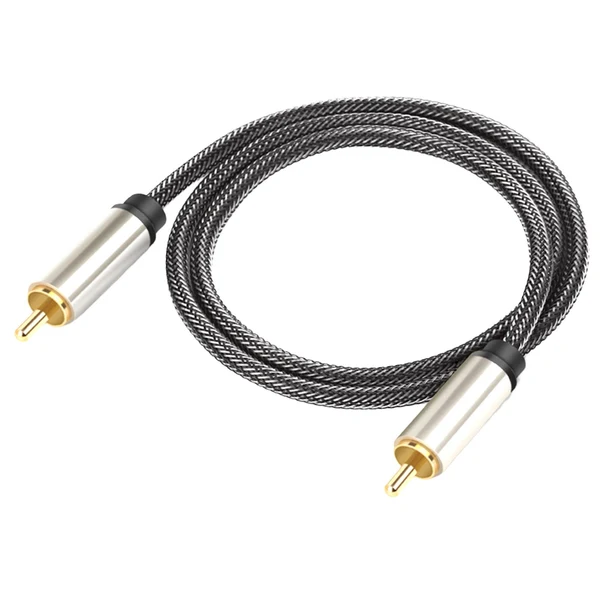 World-Class Maxbell Coaxial Digital Audio Cable 1 Male to 1 Male RCA for Soundbar 2m Breathable