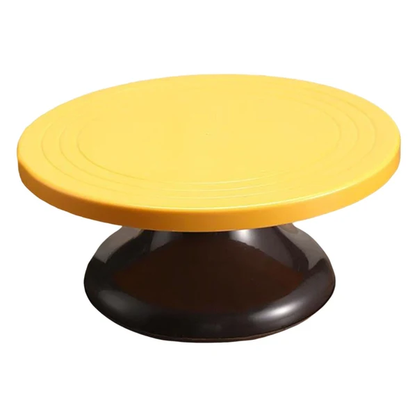 Verified Maxbell Revolving Cake Stand Turn Table Decorations for Pastries Cookies black Superior