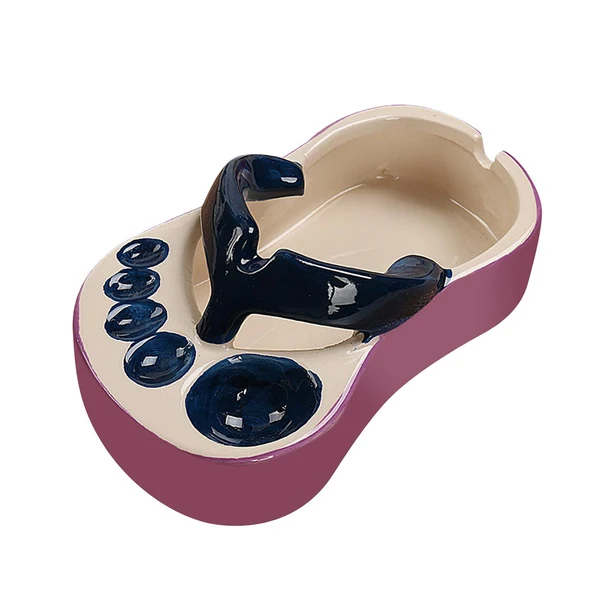 Eco-Friendly Maxbell Ceramic French Fries Dish Feet Shaped Chip Serving Dish Bowl for Kitchen Contemporary