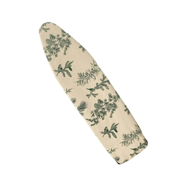 High-Grade Maxbell Ironing Board Cover Durable Reusable Protects Delicate Fabrics for Travel Green pine cones Official