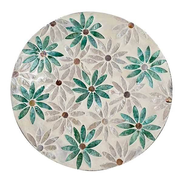 High-Grade Maxbell Antique Serving Tray Placemat Organizer Counter Home Decor Perfume leaves Advanced