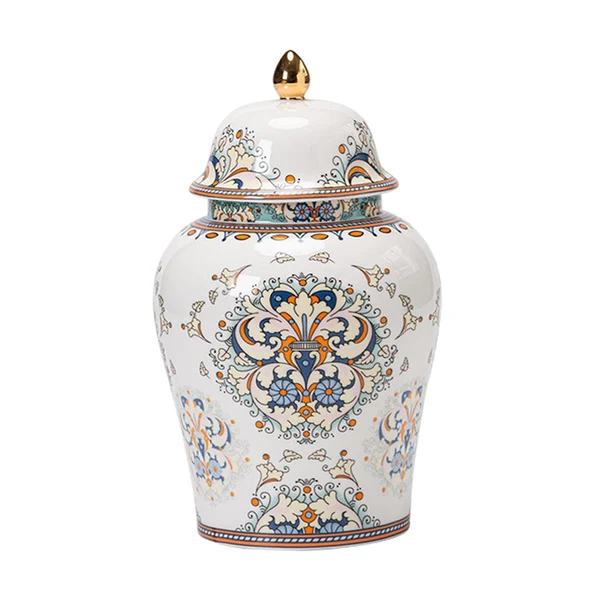 Fashionable Maxbell Decorative Porcelain Jar Glazed Beautiful Home Decor Accent Art Decoration Official