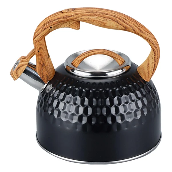 Reliable Maxbell 2.5L Diamond Pattern Teapot Whistle Water Kettle Durable Anti Rust Cookware Environmentally Friendly