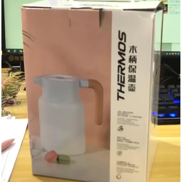 Dependable Maxbell Thermal Coffee Carafe Stainless Steel Milk Kettle 1300ml Coffee Pot for Drom Green Proven