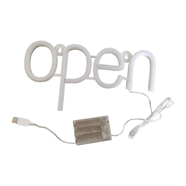 Quality Maxbell LED Open Sign Lighting Light Neon Lights Game Store Room Battery Power Lamp Luxury
