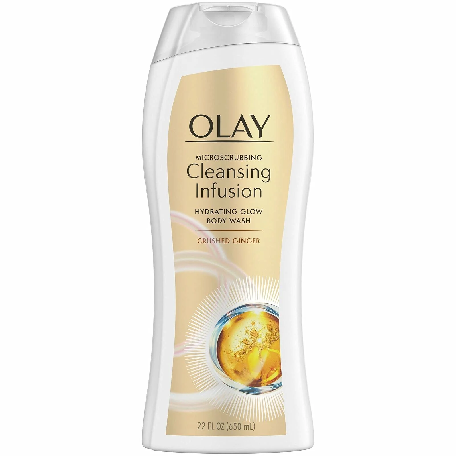 Easy-to-Use Olay Microscrubbing Cleansing Infusion Body Wash Crushed Ginger 22 oz Authentic