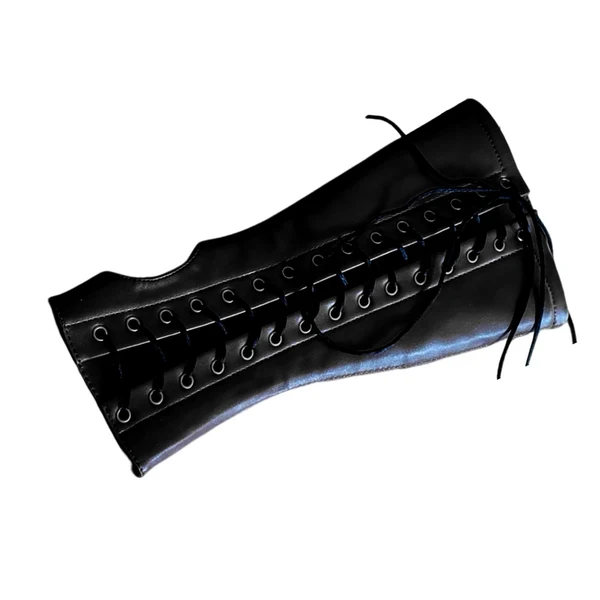 Practical Maxbell Armor Gloves Novelty Cosplay Costume Punk Adult Viking for Halloween black Durable