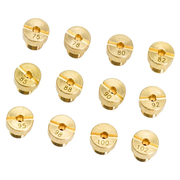 Trendy Maxbell 12x Carburetor Main Jet Kit for Carb Phbg AD DS 75 to 102 Detailed