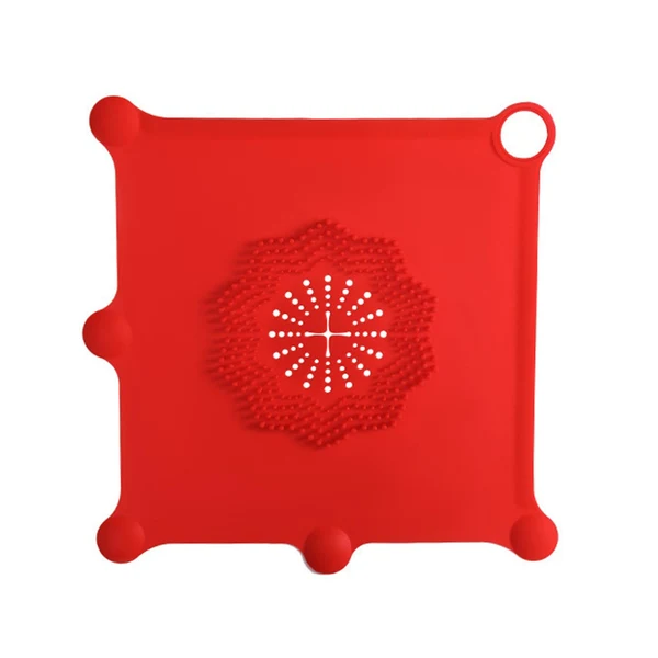 Specialty Maxbell Shower Drain Catcher Easy to Clean Reusable for Kitchen Bathroom Sink Red Excellent