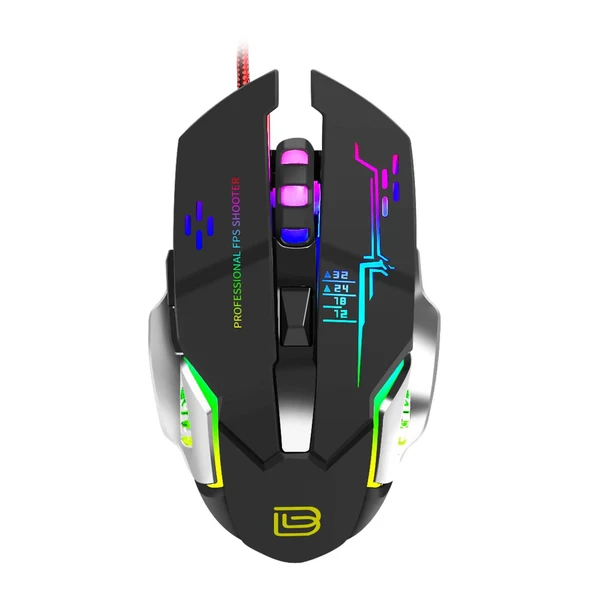 Outstanding Maxbell Wired Mouse Precise Operation 4 Adjustable DPI for Office Desktop Laptop High-Performance
