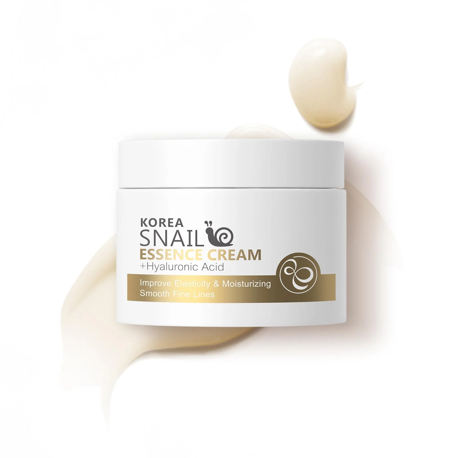 Refined LAIKOU Snail Essence Face Cream Moisturizing Acne Scar Removal Cream Improve Skin Nourishing Collagen Essence Cream for Improve Damaged Skin Comfortable