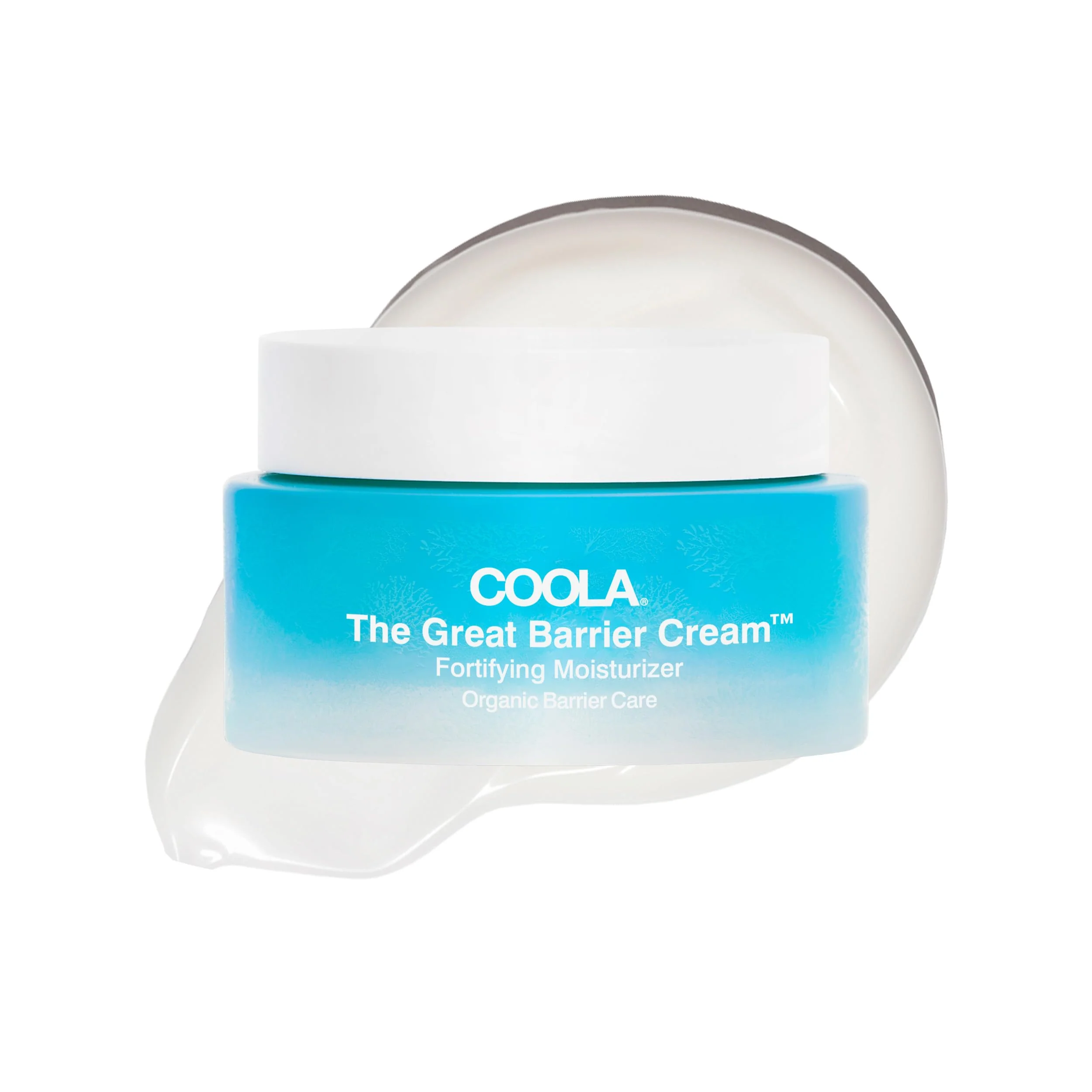 Premium COOLA Organic The Great Barrier Cream Face Moisturizer Dermatologist Tested Skin Barrier Protection Vegan and Gluten 1.5 Fl Oz Long-Lasting