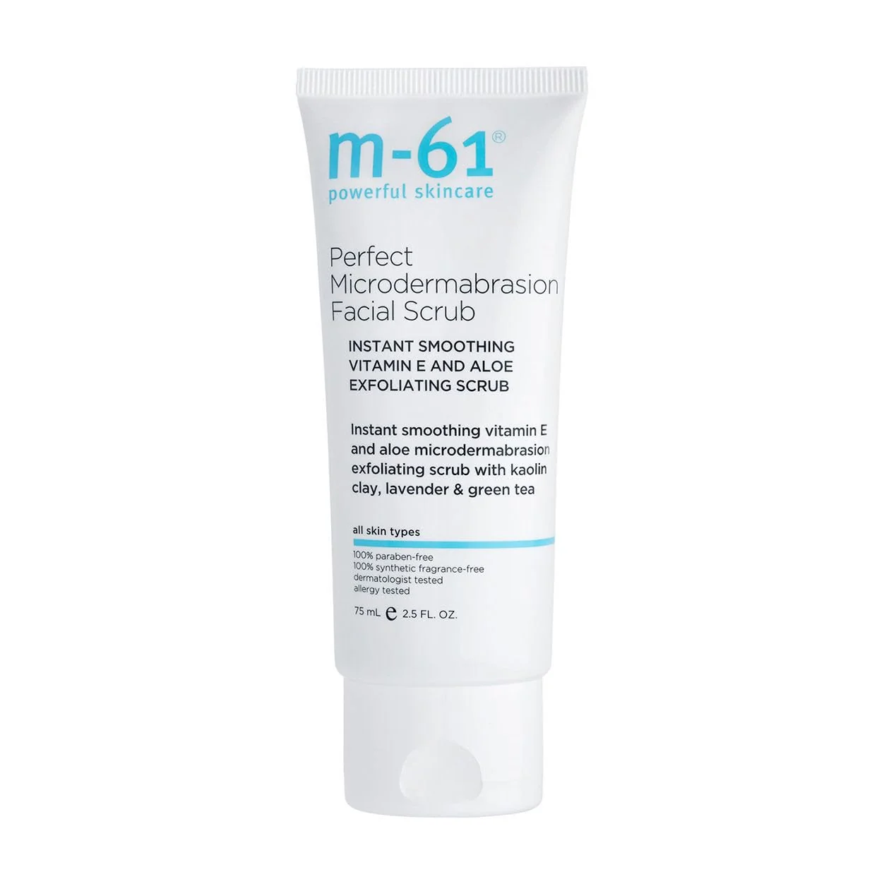 Contemporary m-61 Microdermabrasion Facial Scrub Instant Smoothing Exfoliating Scrub With Vitamin E Kaolin Clay Aloe 2.5 Fl Oz Superior