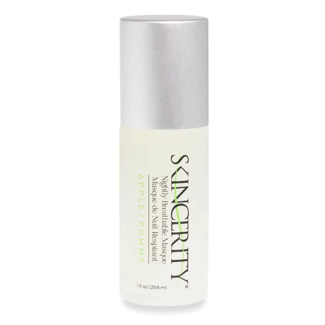 Luxury Skincerity Nightly Breathable Masque - Apple Grapeseed Oil and Vitamin E Anti-Aging Reduce Pore Size and Wrinkles Hydrating and Nourishing Proven