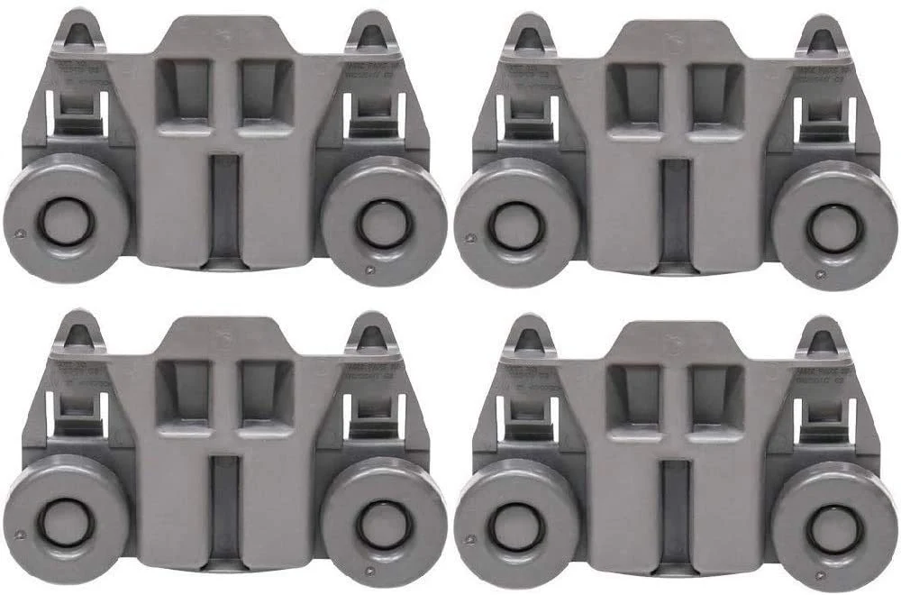 Proven Odowalker Pack of 4 Dishwasher Premium Wheels Lower Rack for Kenmore Elite Dishwasher Parts W10195417 Kitchen Aid Dishwasher Fine Crafted