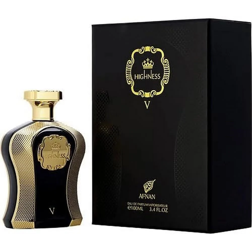 Original Afnan Highness Black Eau de Parfum Spray for Women 3.4 Ounce Professional