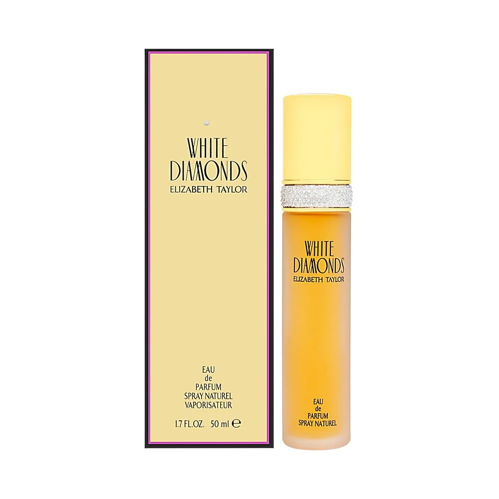 Sophisticated Elizabeth Taylor White Diamonds For Women Eau De Parfum Spray 1.7 Oz. High-Quality