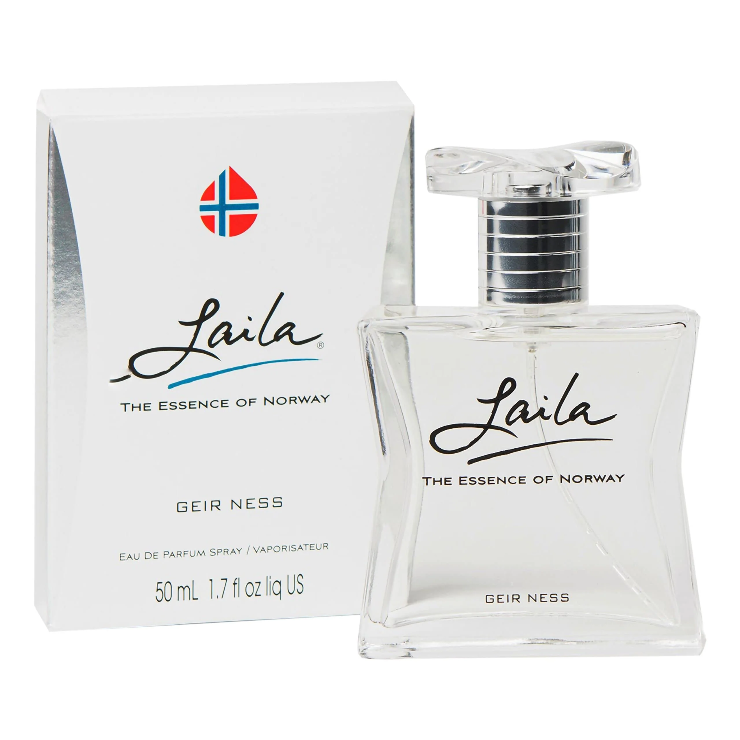 Modern Geir Ness Laila Eau de Parfum Spray - Long Lasting Fresh Airy and Clean Fragrance for Women - Blend of Fruity and Floral Scent 1.7 oz Official